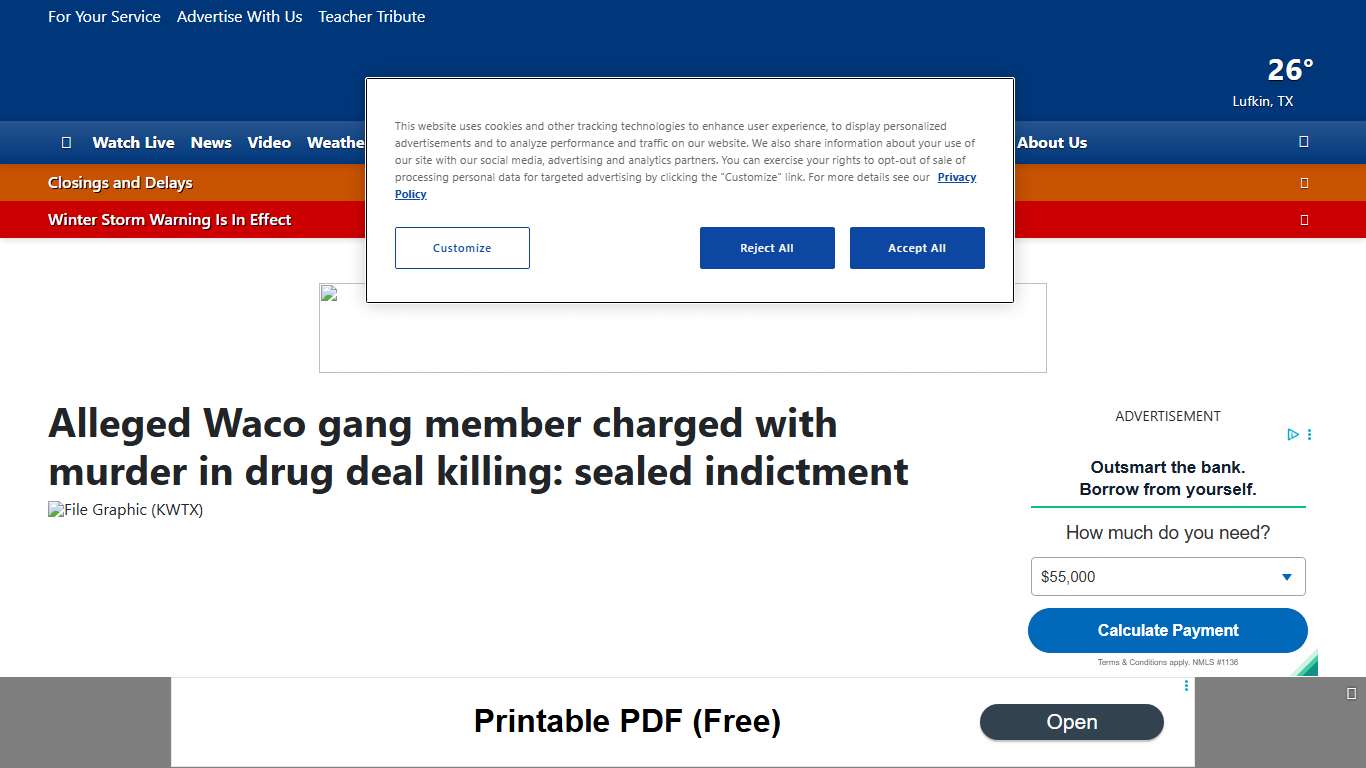 Lee’Treviun Holloway charged with murder in Waco drug deal killing